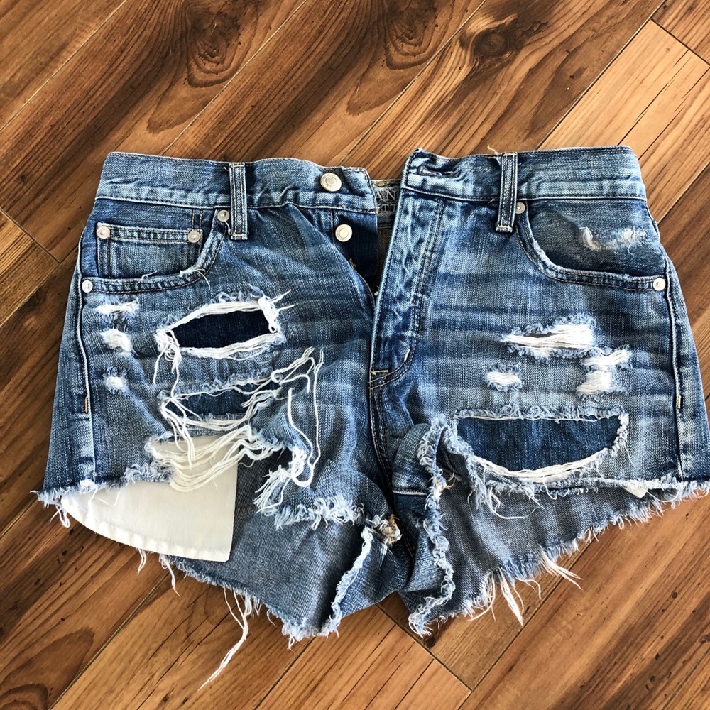 garage jean shorts